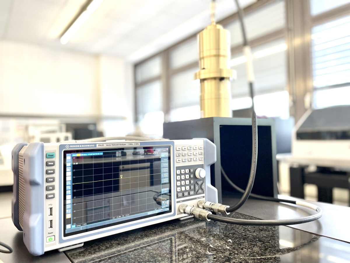 This instrument measures EMI shielding. Datwyler is adding new equipment and technologies to its labs to meet the evolving needs of electric vehicle and battery development and regulation.