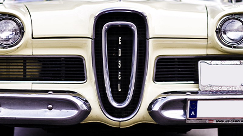 Ford Edsel - One of the most notorious flops in U.S product development history.