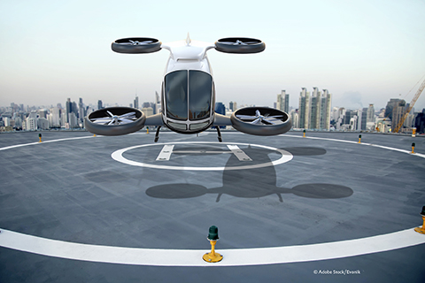 Electric-powered VTOL air taxis could be commonplace in crowded cities by the end of the decade.