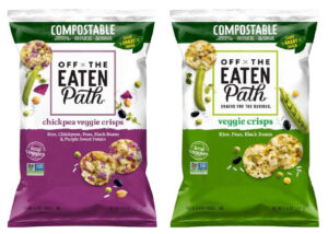 PepsiCo is making its flexible packaging sustainable, which means more bioplastics. Off the Eaten Path is one of its brands. Courtesy of PepsiCo