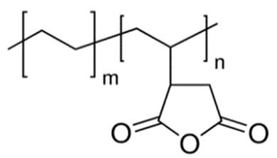 Typical PE-MAH Functional StructureNote: Licocene PE MA 4221 has 1.5 percent nominal MAH grafting. Licocene PE MA 4351 has 6.0 percent nominal MAH grafting.