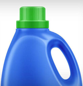 Laundry detergent and other high-volume packaging are important sources of recyclate as well as applications for PCR resins. Courtesy of Nova Chemicals