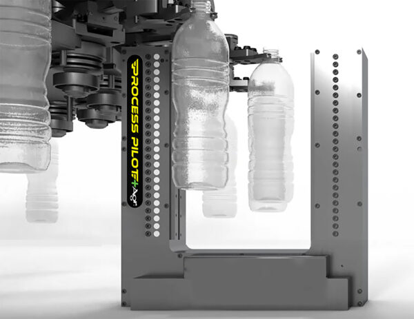 The Process Pilot+ system offers consistent processing of bottles with high levels of rPET content. 