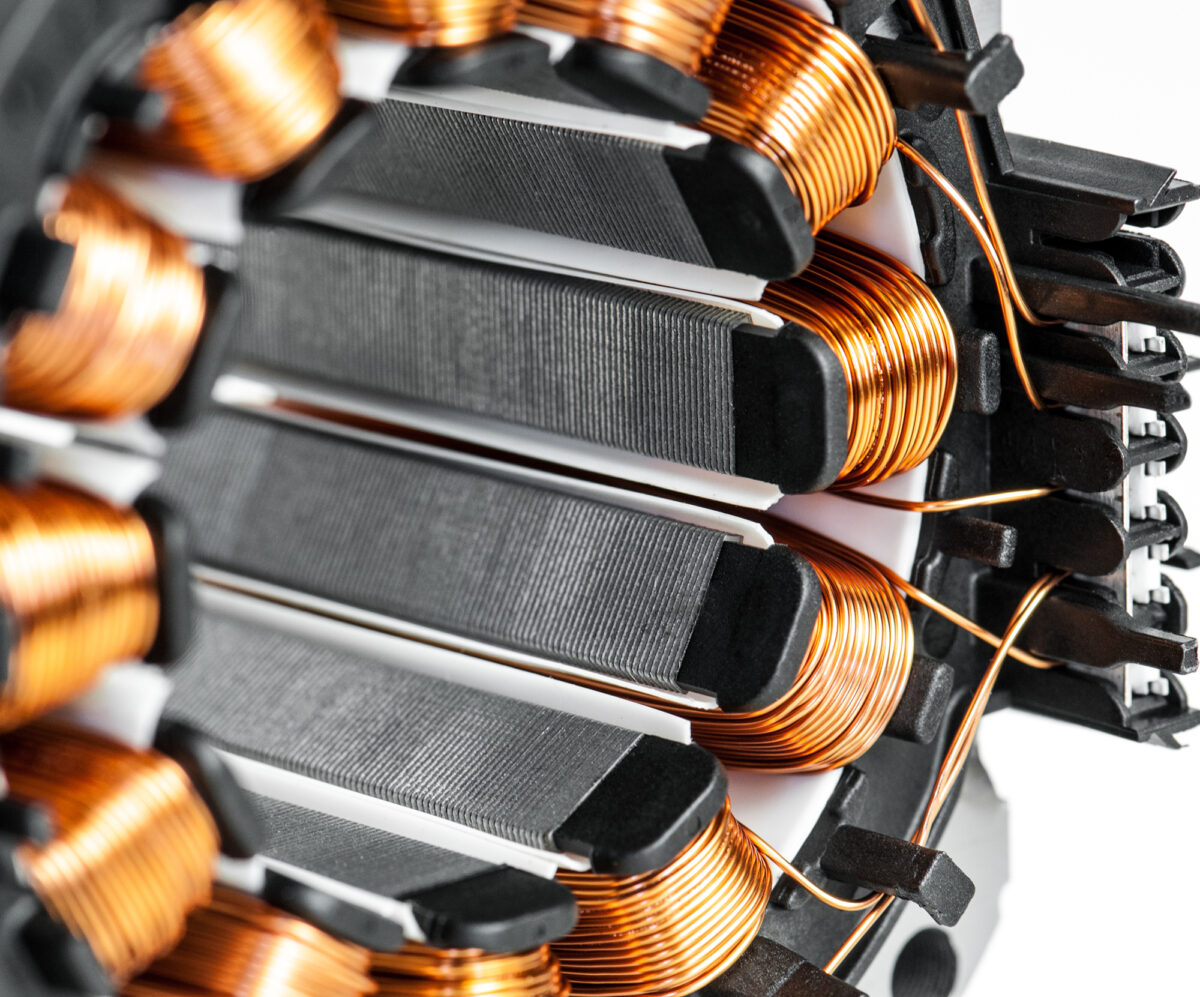 An e-motor for an electric vehicle features a bobbin made of Zytel EF polyamide by Celanese. Continuous-use temperatures for Zytel grades range from 320°F to 392°F.
