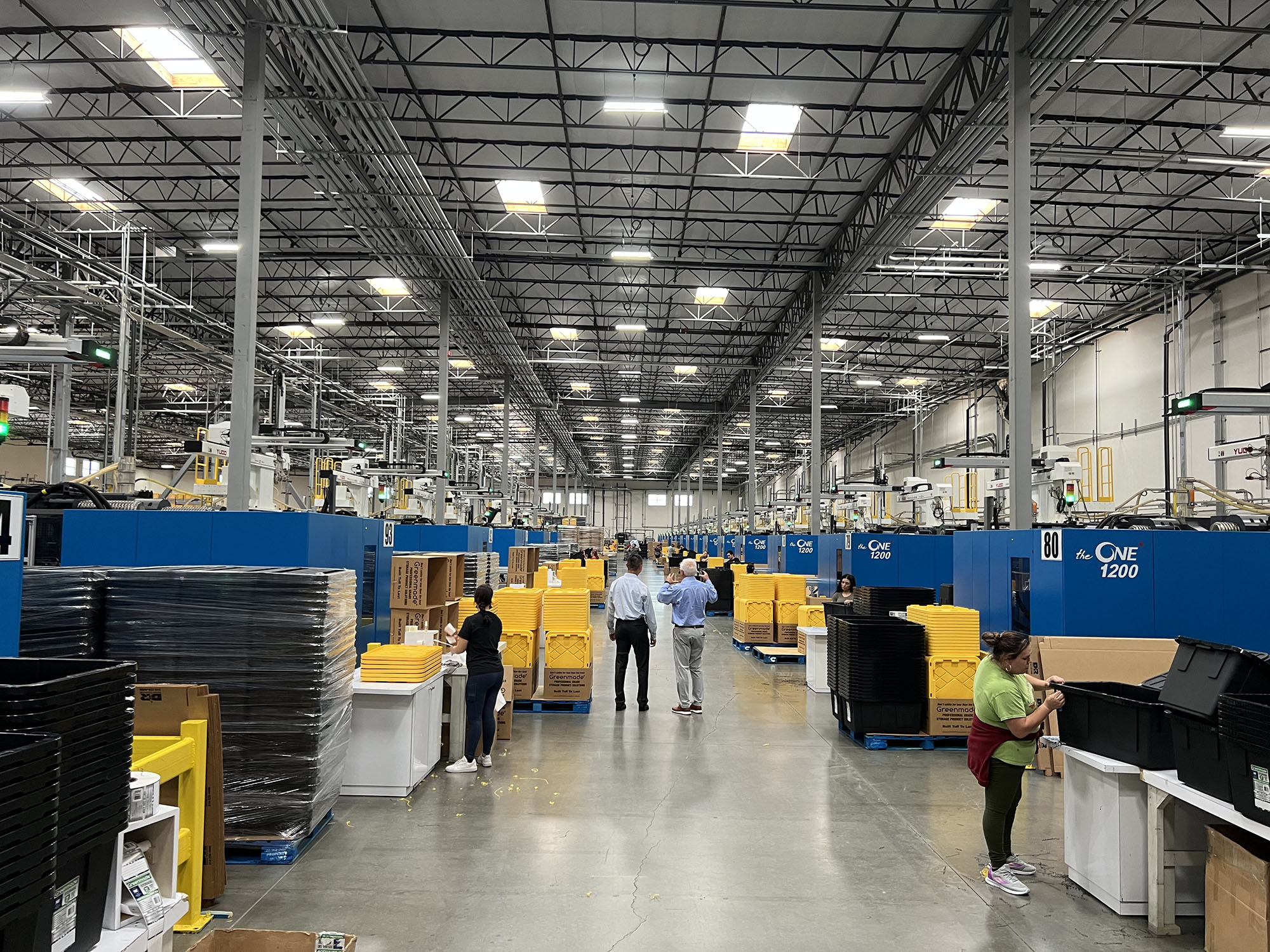 A shop-floor view of a US Merchants plant in Ontario, Calif. 