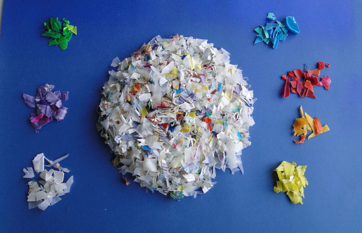 Accurate identification of microplastics and other waste plastics is key to effective collection and recycling. Fraunhofer LBF, for one, has developed technologies and processes for determining recyclate content. Shown are samples before analysis.