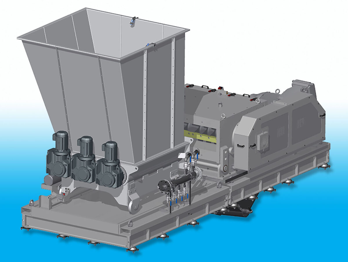 The 600 W series high-performance wet grinder from Hellweg has a force-feed system that generates significant energy savings compared with conventional shredder technology.