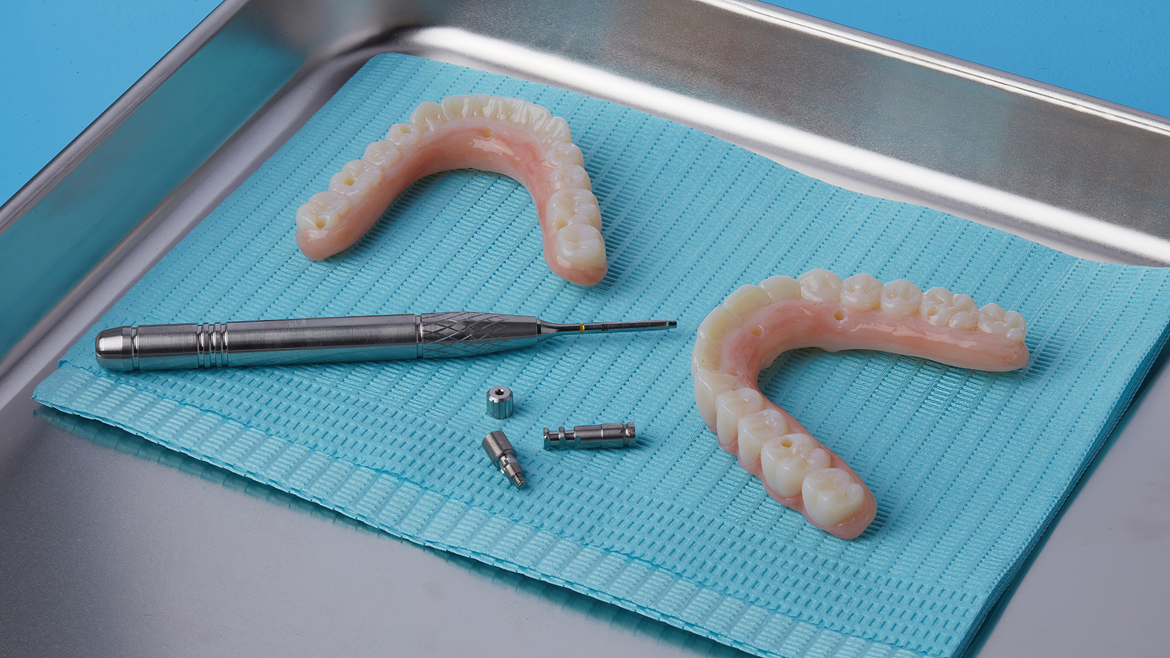 The firm’s new nano-ceramic-filled Premium Teeth Resin can be used to make 3D-printed denture teeth and temporary full-arch, implant-supported restorations. 