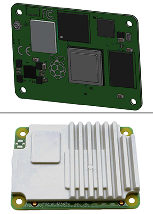 A popular application for CVM is these Raspberry Pi single-board computers. These small, inexpensive, UK-based products are becoming increasingly popular. The top image shows an unmolded board, and the bottom is an image of a board molded by X2F. 