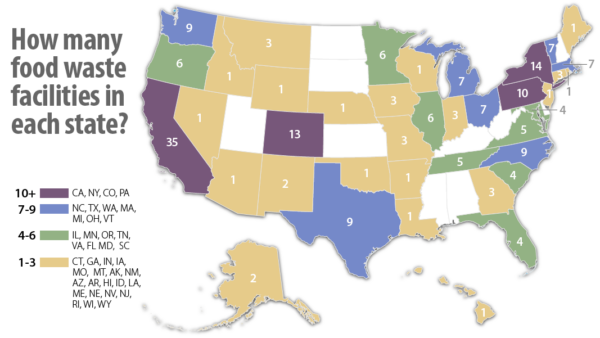 BioCycle Nationwide Survey: Full-Scale Food Waste Composting Infrastructure In The U.S.