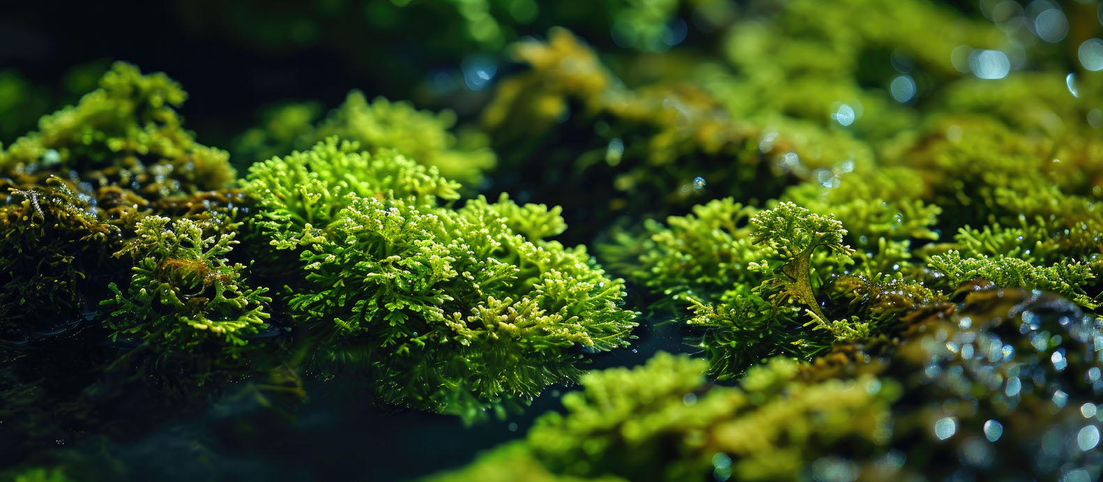 Phytoplankton, like terrestrial plants, possess chlorophyll which captures sunlight and converts it into chemical energy through photosynthesis. They absorb carbon dioxide and release oxygen.