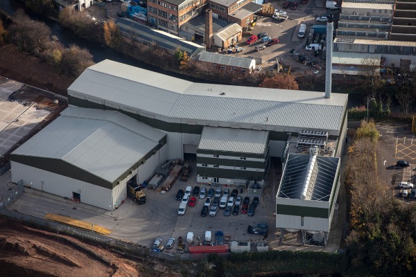 Tyseley 10MW Waste Wood Biomass Power Plant. Courtesy of Tyseley Energy Park.