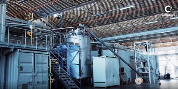 Carbios PET enzymatic recycling industrial demonstration plant launched in September 2021. Courtesy of Carbios.