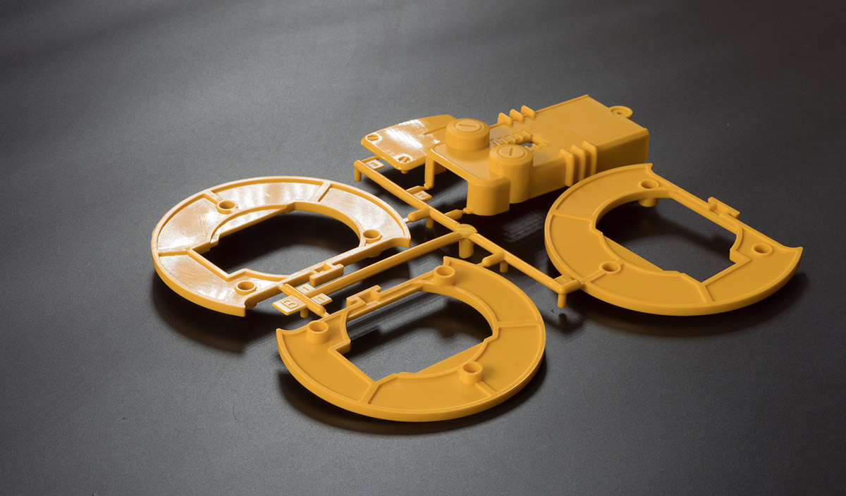 The gate location significantly impacts several parts properties: molded stresses, crystallization, fiber orientation, part solidification, and weld lines.