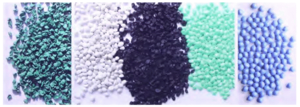 Farmers apply film coatings (shown in the leftmost image) in a thin layer to the surface of the seed. Figure courtesy of Transitioning to Microplastic-Free Seed Coatings: Challenges and Solutions.