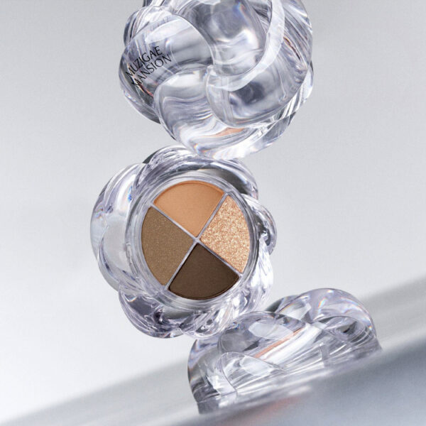 Muzigae Mansion beauty packaging lineup showing consistent materials and detailing for cohesive brand photography.