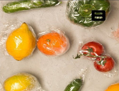 Fresh produce packaging illustrates regulation-led material evaluation, where PLA is assessed through policy frameworks addressing fossil feedstock reduction, life-cycle impacts, and compatibility with regulated waste systems. Courtesy of NatureWorks.