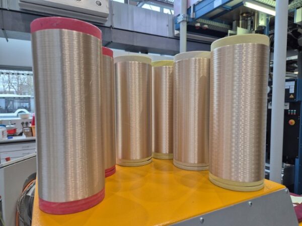 Multifilament yarn made from 100% recycled PP. Courtesy of Fraunhofer IVV.