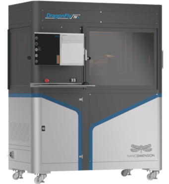 Nano Dimensions Dragonfly IV printer used to fabricate electronics. Courtesy of Nano Dimension.