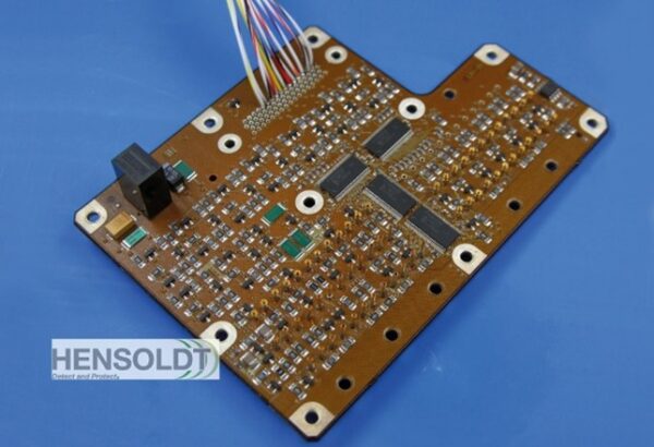3D printed circuit board produced using polymeric circuitry. Courtesy of Hensoldt.