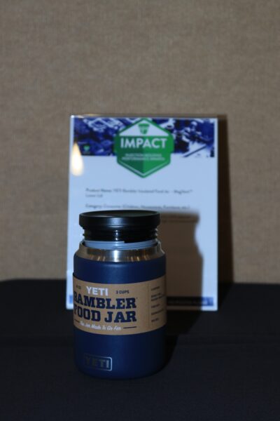 The YETI Rambler Insulated Food Jar, awarded for excellence in consumer product design and functionality.