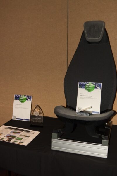 The ECO Seat, recognized for its comprehensive innovation in sustainable injection molding.