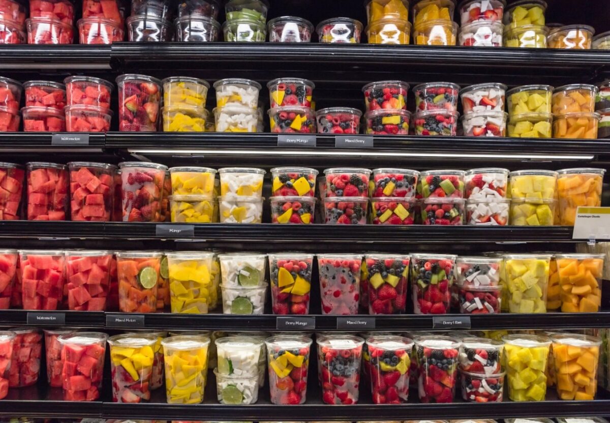 Plastic packaging remains essential in food-contact applications, where transparency, protection, and convenience shape product presentation. Courtesy of Takeaway Packaging.