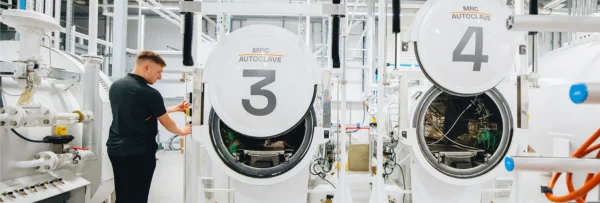 McLaren collaboration with V Carbon represents a significant step towards enabling circular practices in the production of Formula 1 cars. Courtesy of McLaren Racing.