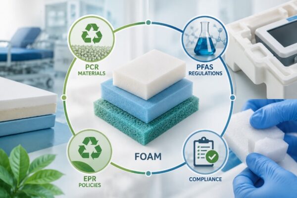 Sustainability trends reshaping healthcare foam materials. Courtesy of Towards Healthcare Research and Consulting.