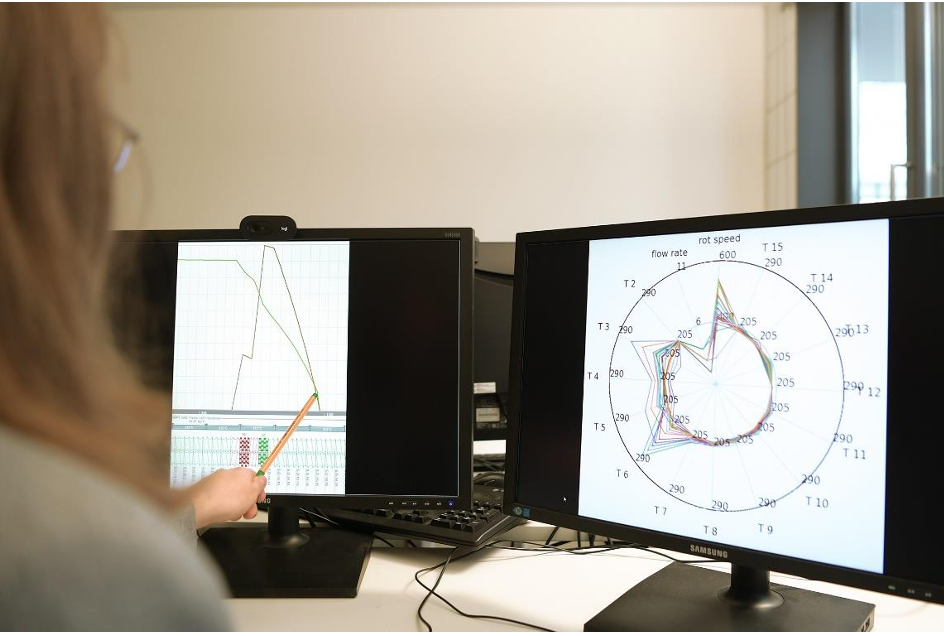Extrusion is one of the most important manufacturing processes in the plastics industry. Instead of relying solely on operator experience, manufacturers can now make data-driven decisions in real time. Courtesy of Fraunhofer ITWM