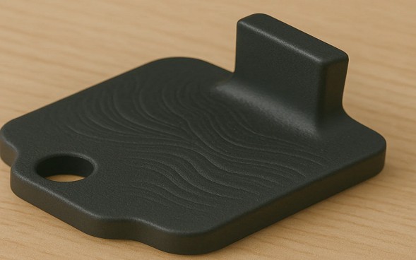 Combining surface inspection with filling simulation can link visible defects to local flow-field behavior. Courtesy of Immould.
